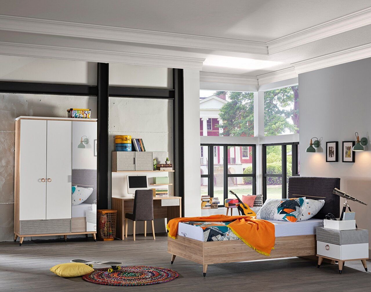 HTTPS ISTIKBAL MNCDN COM MNRESIZE 1280 720 IMG IMAGE TR 58LEN8025FDMW 9 100X100 | Istikbal LENA Chambre Adolescent Hœnheim 0