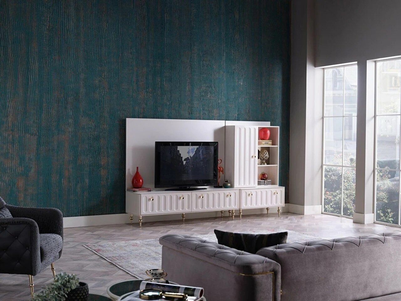 HTTPS ISTIKBAL MNCDN COM MNRESIZE 1280 720 IMG IMAGE TR 58BLC8045OPOP 8 100X100 | Istikbal BLANCA Meuble tv Schiltigheim 0