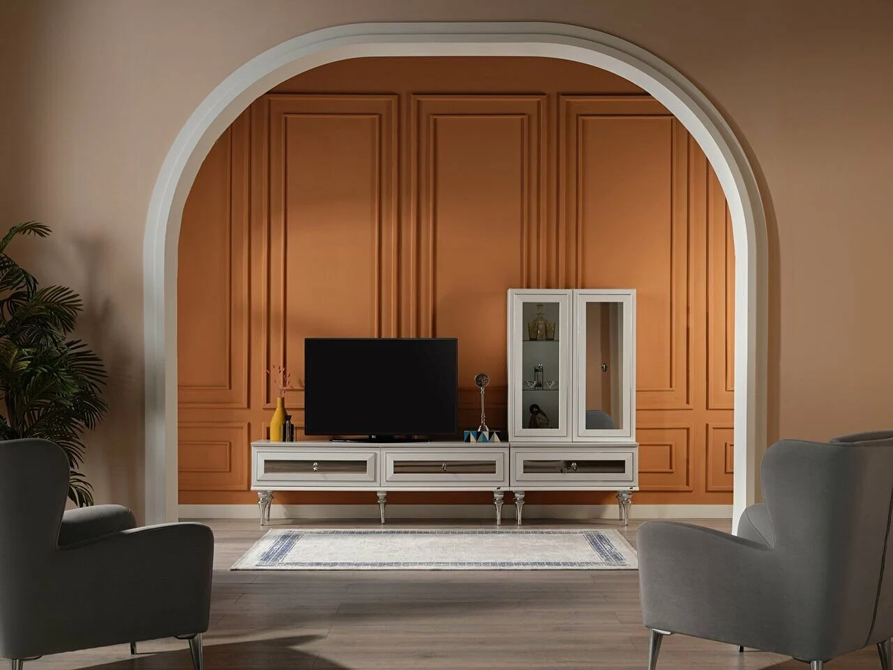 HTTPS ISTIKBAL MNCDN COM MNRESIZE 1280 720 IMG IMAGE TR 58PAT8045FDFD 4 100X100 | Istikbal PLATIN Meuble tv Erstein 0