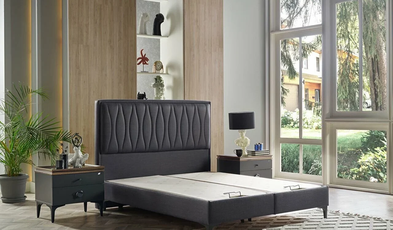 GRAND – Lit coffre &amp; T&ecirc;te de lit Obernai