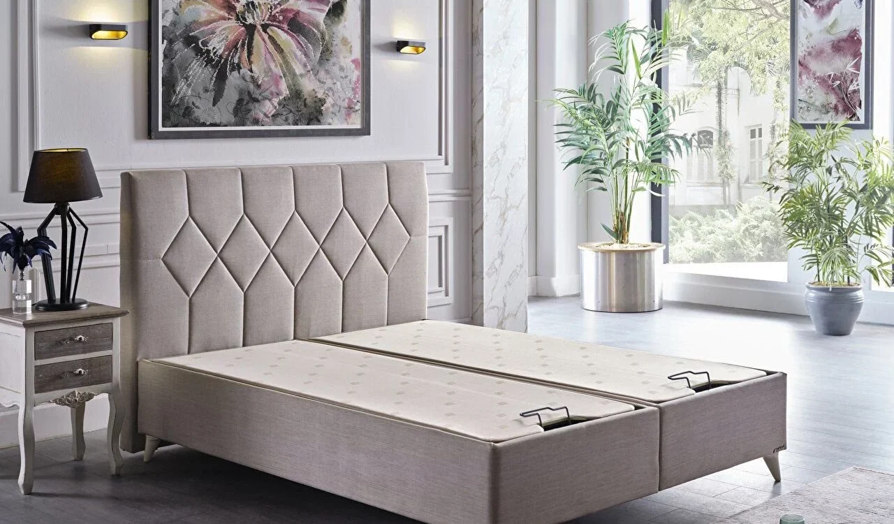 SLEEPY S – Lit coffre &amp; T&ecirc;te de lit Bischheim