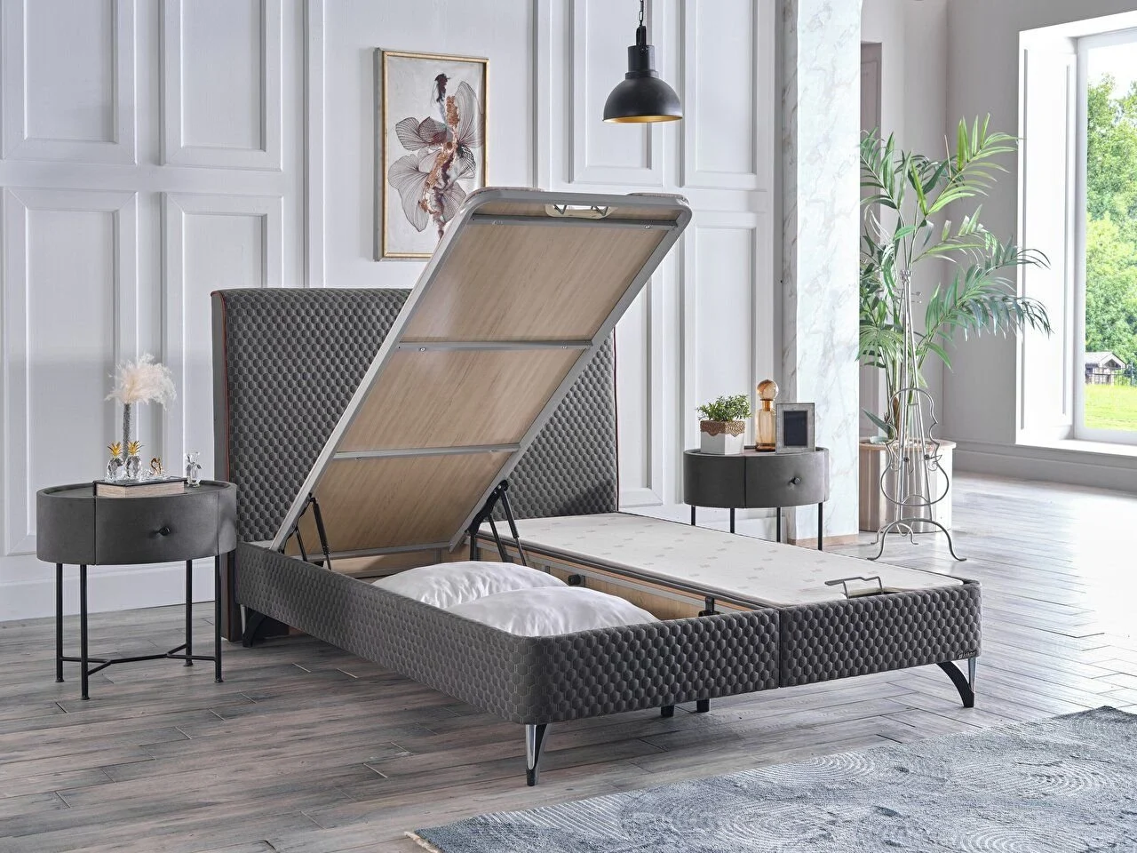 QUANTUM &#8211; Lit coffre &amp; Tête de lit Lingolsheim 0