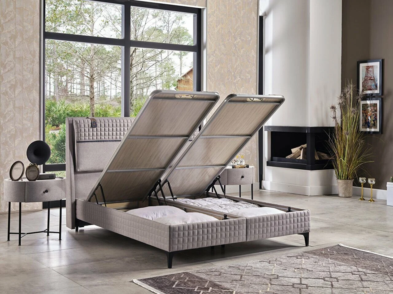 STRESS FREE YOUNG &#8211; Lit coffre &amp; Tête de lit Haguenau 0