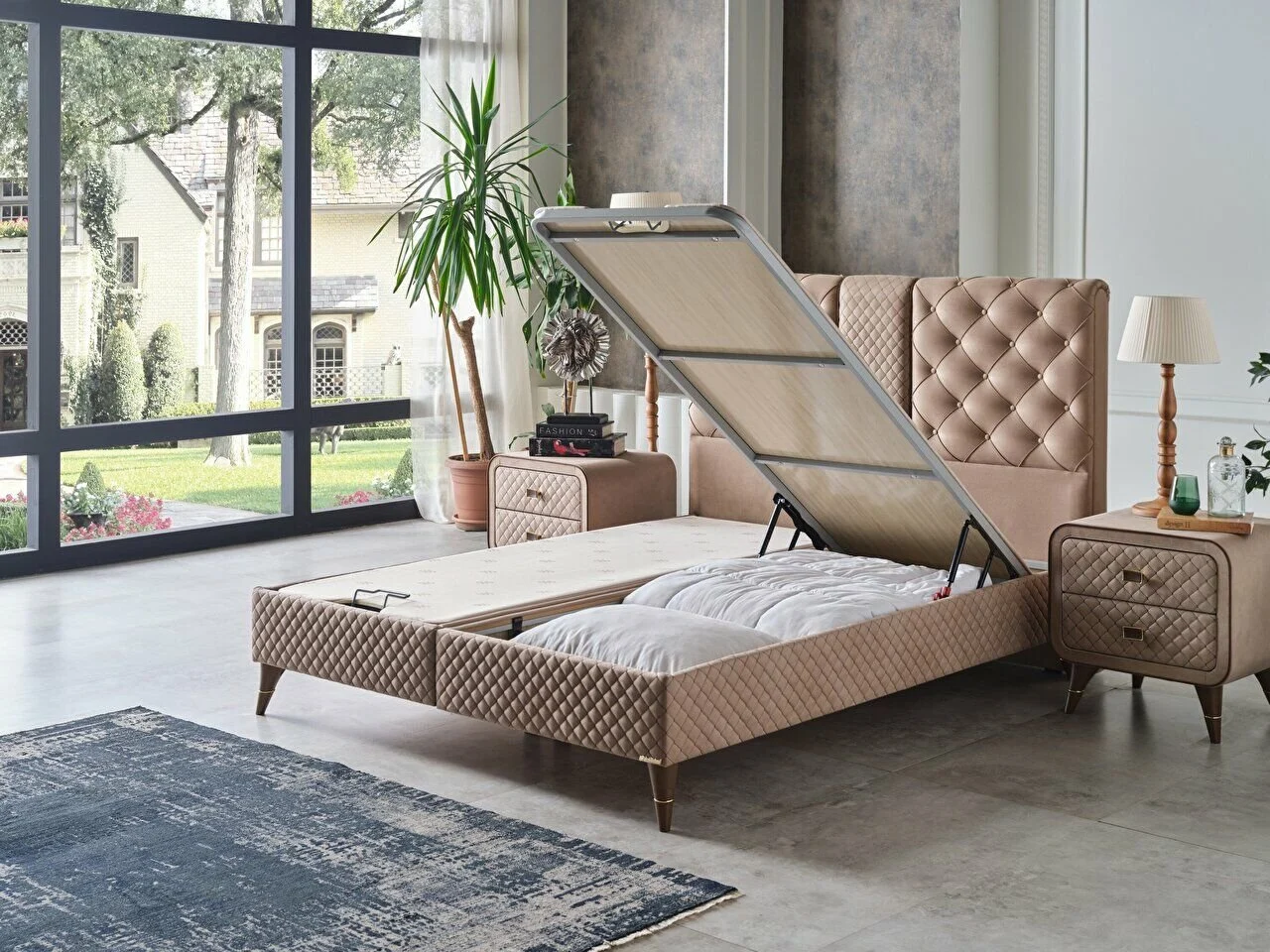 HTTPS ISTIKBAL MNCDN COM MNRESIZE 1280 720 IMG IMAGE TR 202DACA5602000001 8 100X100 | Istikbal DIAMOND – Lit coffre & Tête de lit Haguenau 0