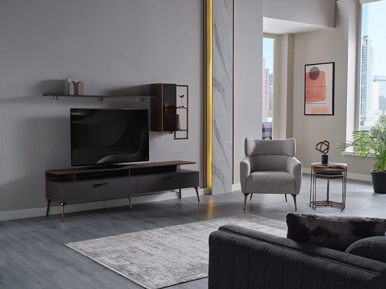 HTTPS ISTIKBAL MNCDN COM MNRESIZE 1280 720 IMG IMAGE TR 58VSN8045VEVB 4 100X100 | Istikbal VANESSA Meuble Tv Strasbourg 0