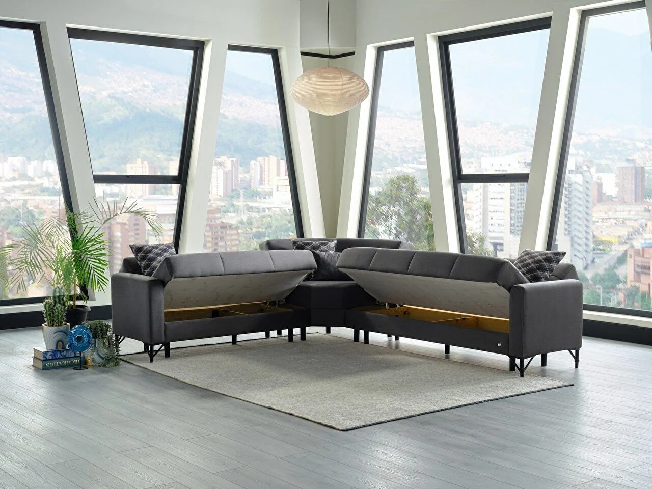 MONREO Canapé d&#8217;Angle Lingolsheim 0