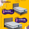 Spécial Ramadan &#8211; Lit coffre Sleepwell + matelas Unstress 160cm Ostwald 0