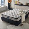 Ensemble de lit coffre et tête de lit Sleepwell + matelas Unstress 120x200cm Strasbourg 0