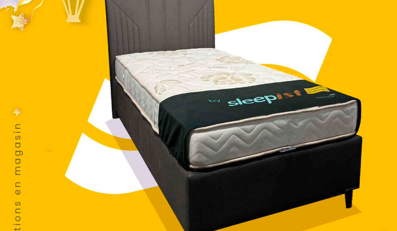 Spécial Ramadan &#8211; lit coffre Sleepy + matelas Unstress Bischheim